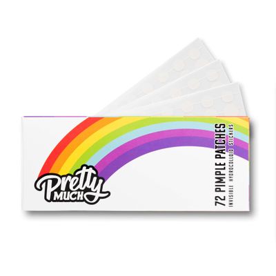 Pretty Much Pretty Patch Pack (1 Pack/72 Count) Pimple Patch, Acne Sticker, Acne Patch, Healing Blemish Dot, Anti-Pimple Popper Sticker, Natural and Gentle for All Skin Types, Day/Night Use