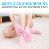 4 PCS Moisturizing Gloves and Socks, Gel Spa Moisturizing Therapy Sock  Glove, Soften Repairing Dry Cracked, Hands Feet Skin Care, Effective in Repair Dry and Chapped Hands and Feet Skin Care(Small) view 3