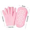 4 PCS Moisturizing Gloves and Socks, Gel Spa Moisturizing Therapy Sock  Glove, Soften Repairing Dry Cracked, Hands Feet Skin Care, Effective in Repair Dry and Chapped Hands and Feet Skin Care(Small) view 4