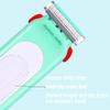Domon dolly Razors for Women 6 Refills 3 Blades Shaver for Face Legs Bikini area, Comfort Glid, Green view 4