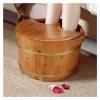 YXCKG Foot Basin, Foot Tub Cypress Wood Foot Bath Bucket, Foot Soaking Bath Basin, Best Gifts Pedicure Bowl, Massage, Spa, Foot Spa Household Accessories (Color : Lid) view 1