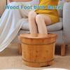 YXCKG Foot Basin, Foot Tub Cypress Wood Foot Bath Bucket, Foot Soaking Bath Basin, Best Gifts Pedicure Bowl, Massage, Spa, Foot Spa Household Accessories (Color : Lid) view 2