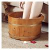 YXCKG Foot Basin, Foot Tub Cypress Wood Foot Bath Bucket, Foot Soaking Bath Basin, Best Gifts Pedicure Bowl, Massage, Spa, Foot Spa Household Accessories (Color : Massage) view 1