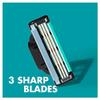 Gillette Mach3 Razor Blades Men, Pack of 12 Razor Blade Refills, Stronger Than Steel Blades, Enhanced Lubrastrip view 2