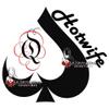 10 X Sexy" HOTWIFE Q SPADE" Temporary Tattoos - Hotwife - Cuckold - Swinger - QOS - Queen Of Spades view 2
