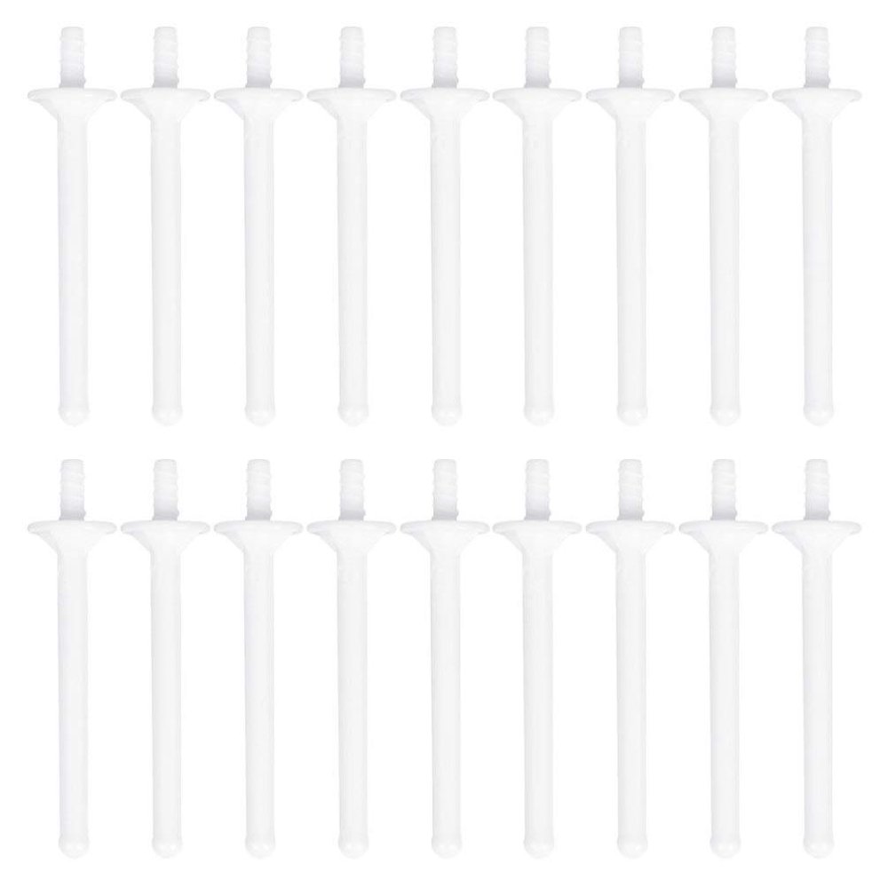 60pcs Nose Hair Wax Stick Waxing Applicator Sticks Nose Nostril Cleaning for Nasal Cleaning Rod Plastic Wand Spatulas