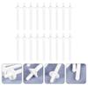 60pcs Nose Hair Wax Stick Waxing Applicator Sticks Nose Nostril Cleaning for Nasal Cleaning Rod Plastic Wand Spatulas view 2