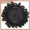 Liliyab DreadLocks Chignons Afro High Puff Drawstring Ponytail Hair Bun Hairpieces Faux Locs Chignons Clip In Pony Tail for Black Women (8", 4#) view 3