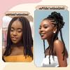 Liliyab DreadLocks Chignons Afro High Puff Drawstring Ponytail Hair Bun Hairpieces Faux Locs Chignons Clip In Pony Tail for Black Women (8", 4#) view 4