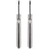 AKOAK 2 Pcs Stainless Steel Dead Skin Fork V - Shaped Nail Edge Dead Skin Durable Cuticles Dead Skin Scraper Nail Care Essential Gadget view 1