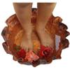 Artistic Copper Foot Tub Basin Wash Soak Spa Beauty Salon Massage Pedicure Bowl view 1