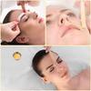 Maitys 50 Pieces Wax Melting Bowl Mini Wax Melting Bowls Bean Aluminum Foil Hair Removal Tool Container for Hair Removal view 4