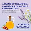 Dr Teal's Moisturizing Bath & Body Oil, Sleep Blend with Melatonin, Lavender & Chamomile Essential Oils, 8.8 fl oz. view 2
