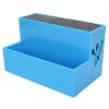HERCHR Modern Blue Plastic Hair Salon Scissors Combs Storage Box, 5.8 x 3.5in view 1