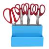 HERCHR Modern Blue Plastic Hair Salon Scissors Combs Storage Box, 5.8 x 3.5in view 3