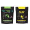 DAILY REMEDY Tea Tree Oil & Citrus Foot Soak Set, Pack of 2, for Foot Pain, Odor, Sore Feet, Athletes Foot, Soften Calluses - Natural Blend & Salts, Made In USA view 1