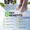 DAILY REMEDY Tea Tree Oil & Citrus Foot Soak Set, Pack of 2, for Foot Pain, Odor, Sore Feet, Athletes Foot, Soften Calluses - Natural Blend & Salts, Made In USA view 4
