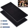 2 Pack Bar Service Mat, Black Salon Barber Work Station Mat, Anti-Slip Flexible Rubber Work Mat for Clippers, Professional Countertop Protection Mat for Bar Service, Sink Mat, Beauty Salon 12"x6" view 3