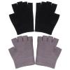 2 Pairs Winter Fingerless Touch 5% Spandex Bedtime Gloves Dryness Spa Plant Essential Oil Dry Hands Essential Oil Gloves Fingerless Apparel Hand Gloves Gel view 1