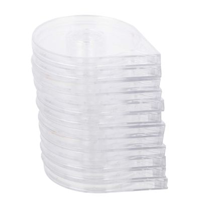 Lurrose 12pcs Nail Art Striping Tape Case Clear Empty Manicure Tape Roller Dispenser Nail Striping Line Case Holder for DIY Sticker Nail Design Manicure Tool
