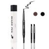 Beard Pencil Filler for Men - Water Resistant, Sweat Proof, Long Lasting & Natural Finish Barber Pencil, Mustache Repair Shape, Two Replacement Tips (Black) view 1