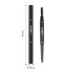 Beard Pencil Filler for Men - Water Resistant, Sweat Proof, Long Lasting & Natural Finish Barber Pencil, Mustache Repair Shape, Two Replacement Tips (Black) view 2