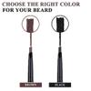 Beard Pencil Filler for Men - Water Resistant, Sweat Proof, Long Lasting & Natural Finish Barber Pencil, Mustache Repair Shape, Two Replacement Tips (Black) view 3