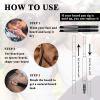 Beard Pencil Filler for Men - Water Resistant, Sweat Proof, Long Lasting & Natural Finish Barber Pencil, Mustache Repair Shape, Two Replacement Tips (Black) view 4