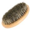 ALIQI Men's Beard Brush Boar Bristle Mustache Shaving Comb Brush Hair Cleaning Brushes Beech Wood Handle Comb Cleaning Care Kit view 3
