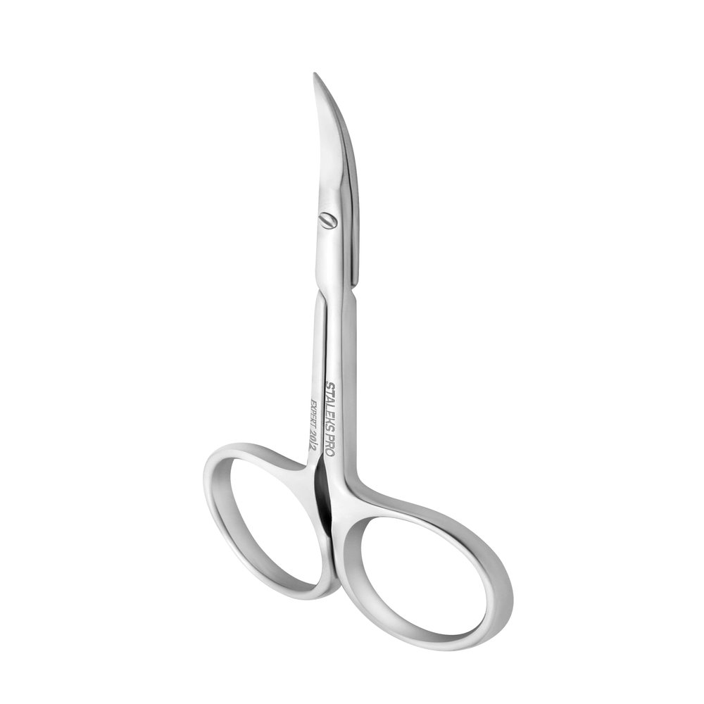 Staleks Expert 20 Type 2 Professional Cuticle Scissors Medium Curved Handles Classic Curved Blades for Effortless Cuticle Trimming