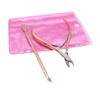 2/3Pcs/Set Stainless Steel Nail Art Cutter Scissor 2 Ways Cuticle Clipper Pusher Dead Skin Remover Kit Manicure Pedicure Tools Sanding Kit Cuticle Pusher Nipper Scissor (2pcs rose gold) view 4