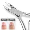2Pcs/Set Stainless Steel Nail Art Cutter Scissor Cuticle Clipper Pusher Dead Skin Remover Kit Manicure Pedicure Tools Sanding Kit Cuticle Pusher Nipper Scissor view 2