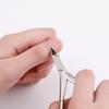 2Pcs/Set Stainless Steel Nail Art Cutter Scissor Cuticle Clipper Pusher Dead Skin Remover Kit Manicure Pedicure Tools Sanding Kit Cuticle Pusher Nipper Scissor view 4