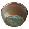 Green Patina Exterior Polished Interior Satin Brushed Copper Foot Tub Basin Wash Soak Spa Beauty Salon Massage Pedicure Bowl view 2