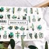 IBDI Leaf and Feather Nail Decals / Sliders for Manicure or Pedicure, Decal for Nails, Slider for Manicures and Pedicures, Nail Art view 4