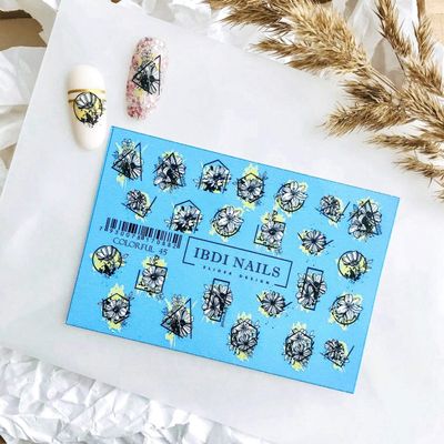 IBDI Skulls, Snakes and Spiders Nail Decals / Sliders for Manicure or Pedicure, Decal for Nails, Slider for Manicures and Pedicures, Nail Art