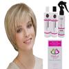 IDEAL Human Hair Top Piece by Ellen Wille, 5PC Bundle: Top Piece, 4oz Mara Ray ProSmooth Shampoo, Conditioner, The One Leave In Hair Mask, and 19 Page Belle of Hope Guide (Espresso Mix) view 2
