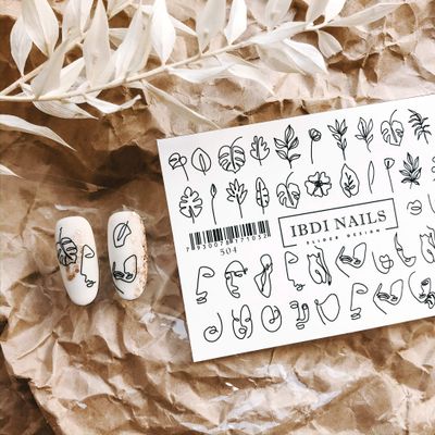 IBDI Fashion Nail Decals / Sliders for Manicure or Pedicure, Decal for Nails, Slider for Manicures and Pedicures, Nail Art