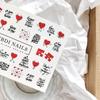IBDI Valentines Day Nail Decals / Sliders for Manicure or Pedicure, Decal for Nails, Slider for Manicures and Pedicures, Nail Art view 1