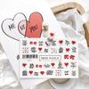 IBDI Valentines Day Nail Decals / Sliders for Manicure or Pedicure, Decal for Nails, Slider for Manicures and Pedicures, Nail Art view 3