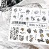 IBDI Abstract Fashion Nail Decals / Sliders for Manicure or Pedicure, Decal for Nails, Slider for Manicures and Pedicures, Nail Art view 1