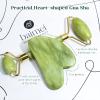 BAIMEI IcyMe Gua Sha & Jade Roller Facial Tools Face Roller and Gua Sha Set for Puffiness and Redness Reducing Skin Care Routine, Self Care Gift for Men Women - Green view 2
