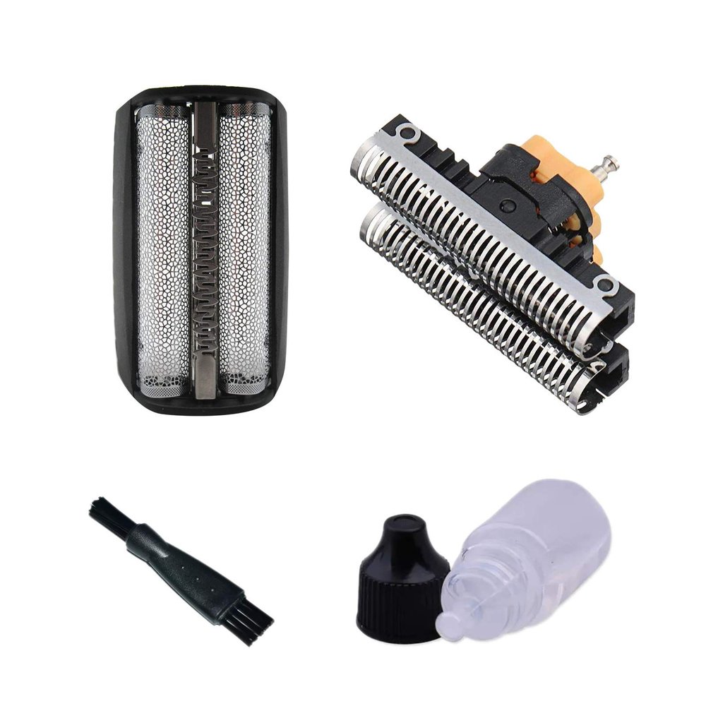 30B Foil and Cutter Replacement Fit w/Razor Shaver Oil+ Clean Brush for Bra-un 7570 7680 Series 7000 4000 5000