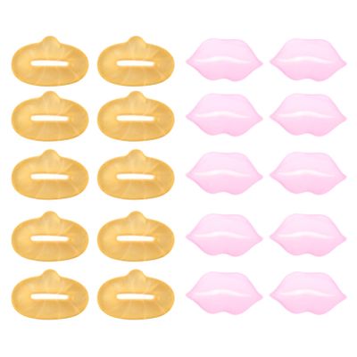 20pcs Gel Lip Mask Hydrating Exfoliating Pads for Moisture Anti- Enhancing Lip and Smoothness for Daily Skincare Random Style