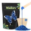 Madors Hard Wax Beads for Hair Removal -1lb/16oz Wax Beans Kit with 10 Wax applicator Sticks for Full Body, Facial, Brazilian Bikin,and legs view 1