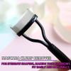 AKOAK 2 Pcs Steel Needle Eyelash Brush Metal Eyelash Curler Eyelash Separator Semi-Curved Eyebrow Brush Grafting Implant Eyelash Combing Tool Mascara Assistant view 2