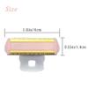 1PCS Shaver Replacement Heads Compatible with Perfect Finishing Touch Flawless Body Rechargeable Ladies Shaver Blades (Shaver Head 1PCS + velvet Bag + 2 Brushes) view 4