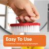 Superio Nail Brush Set (6 Pack) Cleaner with Handle, Durable Brush Scrubber to Clean Toes, Fingernails, Hand Scrubber All Surface Cleaning, Heavy Duty Scrub Brush Stiff Bristles (Red- White- Blue) view 4