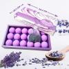 Lavender Bath Bombs Gift Set for Men & Women. 18 Individually Wrapped Bath Bombs with Organic Ingredients & Essential Oils. Relaxing Natural Bath Balls view 2