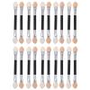 Healifty 20pcs Double-sided Eyeshadow Brush Dual-sided for Makeup Flexible Tips for Easy Application for Daily Use Weddings and Parties view 1